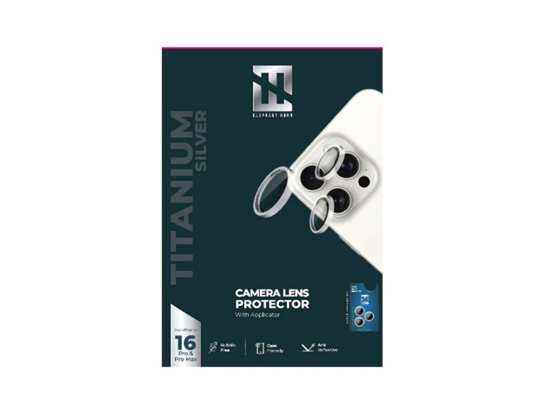 Buy Elephant Horn Camera Lens Protector for iPhone 16 Pro/Max in Qatar Buy Elephant Horn Camera Lens Protector for iPhone 16 Pro/Max in Qatar